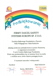 Thanks from kindergarden in Żarów